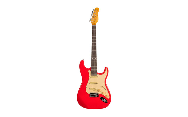 GUITARRA ELECTRICA OQAN ROJA QGE-RST2
