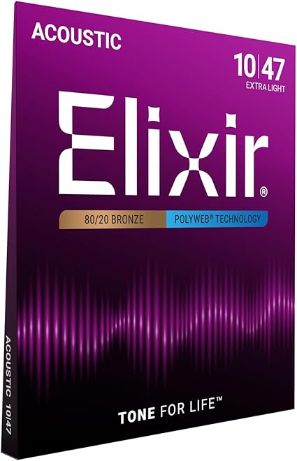 JUEGO CUERDAS ELIXIR ACUSTICA 10-47 11000