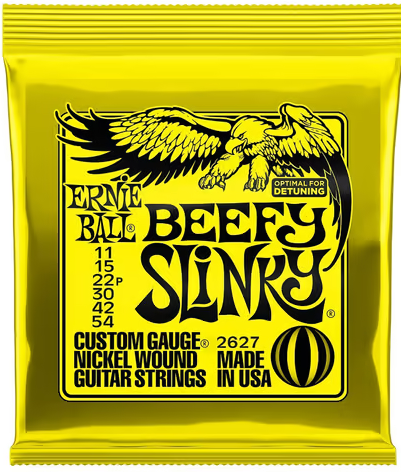 JUEGO CUERDAS ERNIE BALL 2627 ELECTRICA SLINKY BEEFY 11-54
