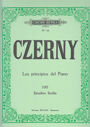 LOS PRINCIPIOS DEL PIANO 100 ESTUDIOS FACILES CZERNY