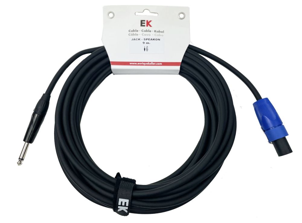 CABLE EK AUDIO JACK/SPEAKON 9M JJ025JS9