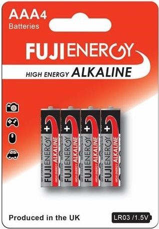 BLISTER 4 PILAS ALCALINAS FUJIENERGY LR03 FUJITSU AAA4