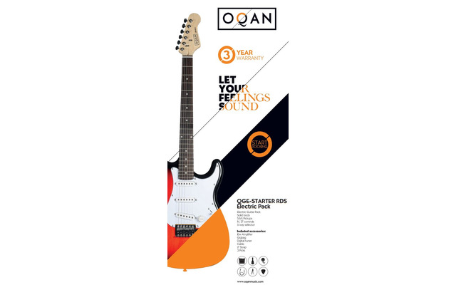 OQAN KIT GUIT ELEC QGE-STARTER ELECTRIC RDS