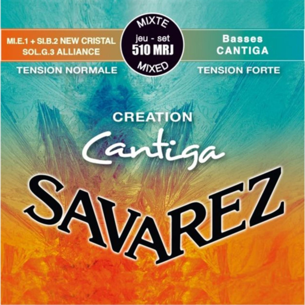 JUEGO CUERDAS SAVAREZ CANTIGA ROJA/AZUL 510-MRJ