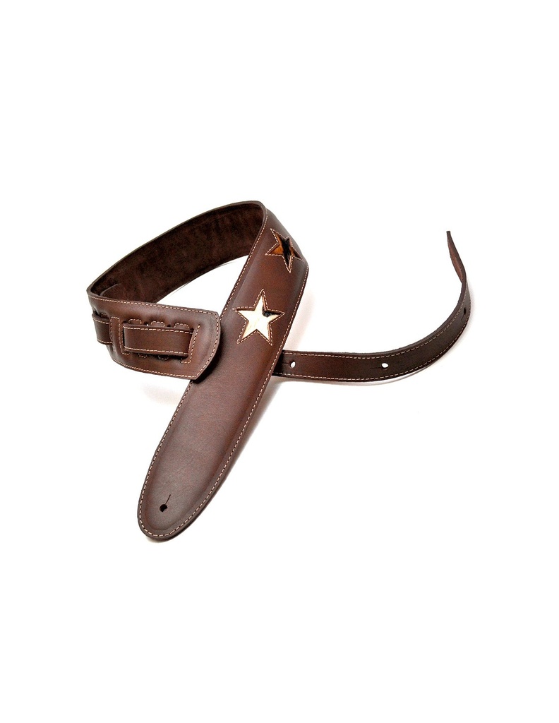 CORREA GUITARRA CUERO STAR BOURBON STRAP GUITAR