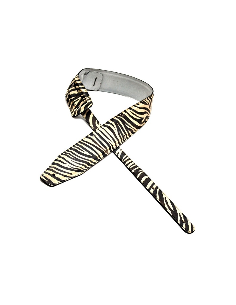 CORREA GUITARRA CUERO CEBRA BOURBON STRAP GUITAR