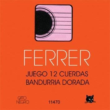 JUEGO CUERDAS FERRER BANDURRIA DORADA