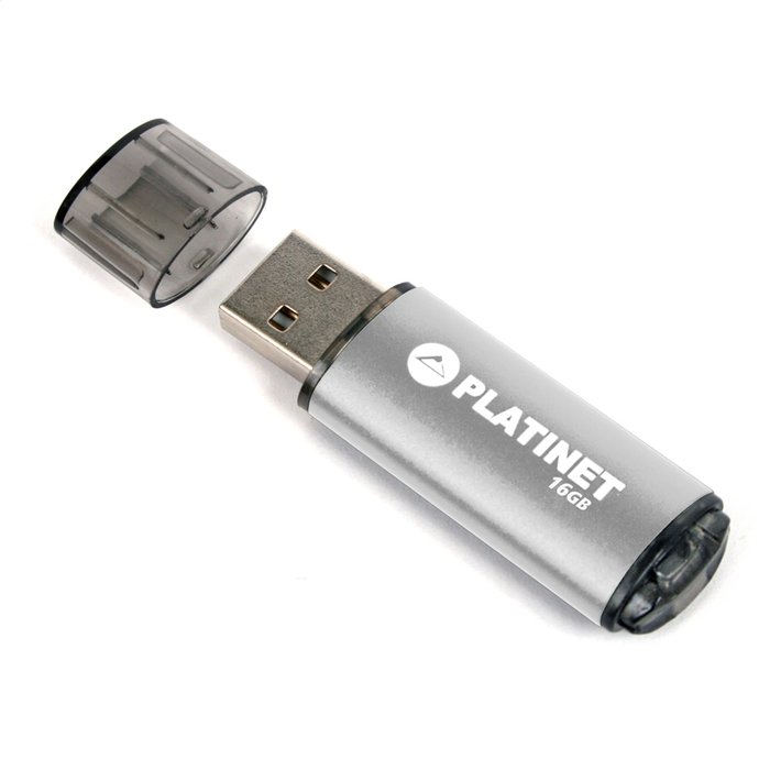 PENDRIVE 16 GB 2.0 X-DEPO PLATA PLATINET