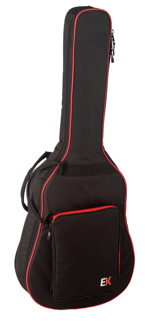 FUNDA EK GUITARRA ACUSTICA ROJA 10MM