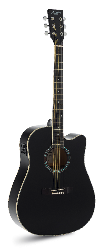 GUITARRA ACUSTICA ADMIRA TENNESSEE SATINADA NEGRA