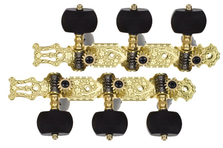 CLAVIJERO ADMIRA DORADO CON PALOMETA NEGRA