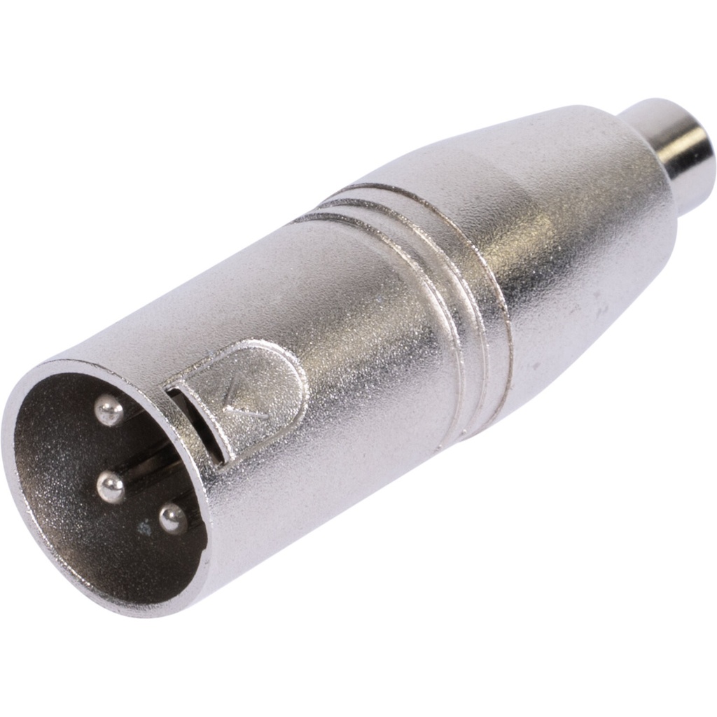 ADAPTADOR XLR MACHO/ RCA HEMBRA 18-5580