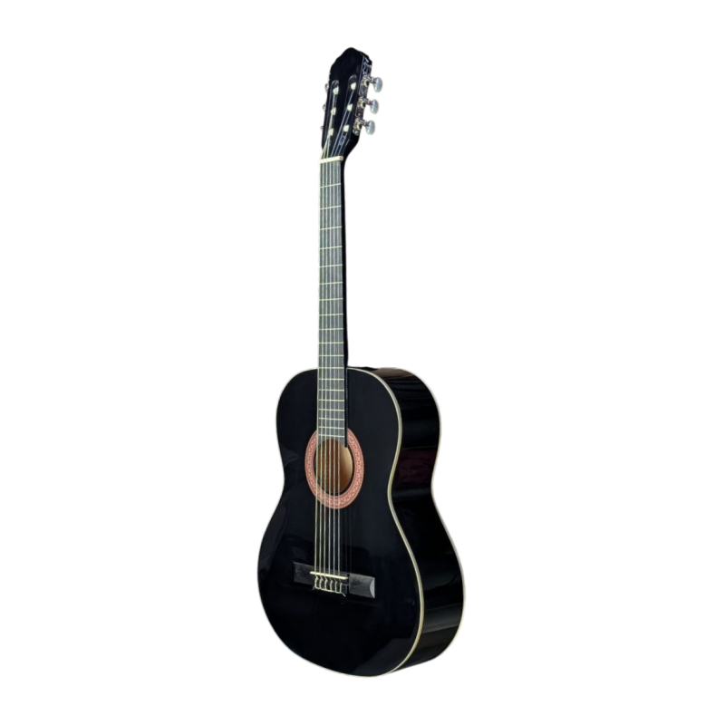 GUITARRA CLASICA RONDA NEGRA BRILLO C320.101BK