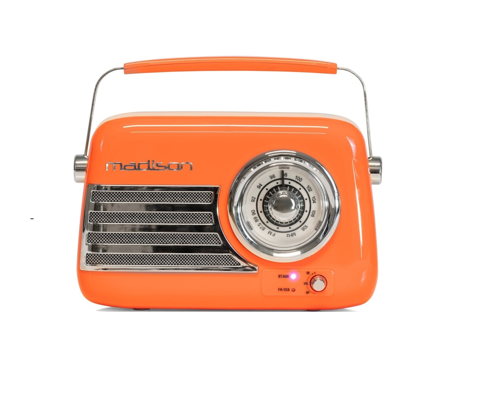 RADIO RETRO NARANJA MADISON