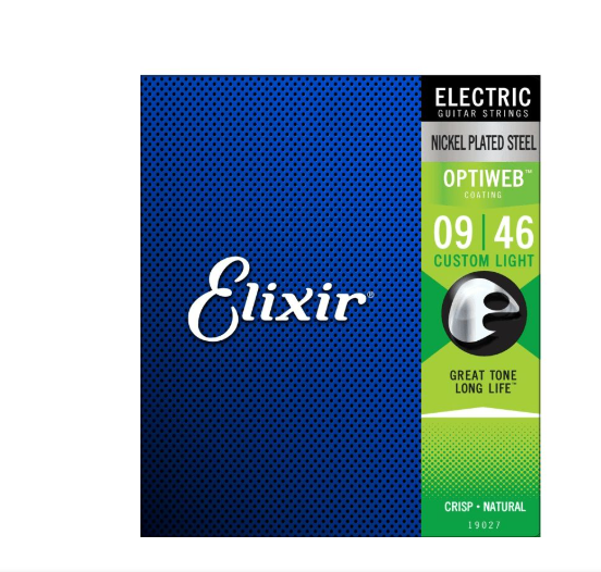 JUEGO CUERDAS GUITARRA ELECTRICA ELIXIR OPTIWEB 19027 (009-046)