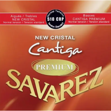 JUEGO SAVAREZ New Crystal Cantiga Premium Roja Clasica 510-CRP