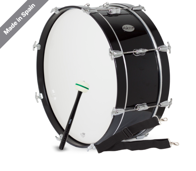 PACK BOMBO MARCHA 45X20CM STANDAR REF. 04085P 8 (MAZA+CORREA)