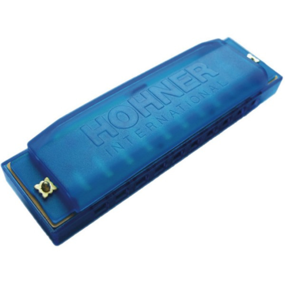 ARMONICA HOHNER TRANSLUCENT BLUE HARDCASE 20V M5252 (C)