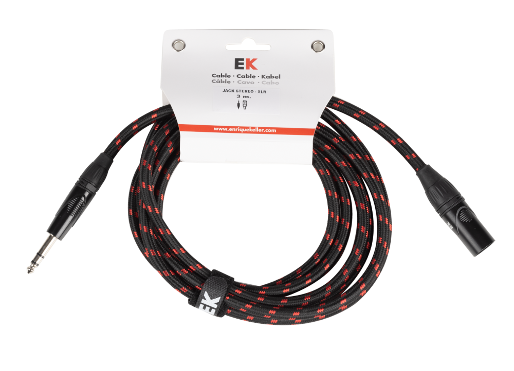CABLE 3M EK JACK STEREO-XLR MACHO SFXJ0043