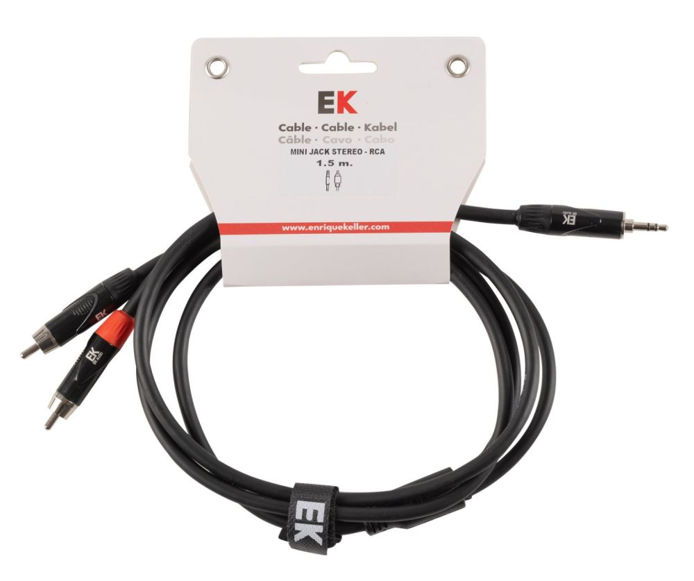 CABLE 3M MINI JACK-RCA PY0013 EK
