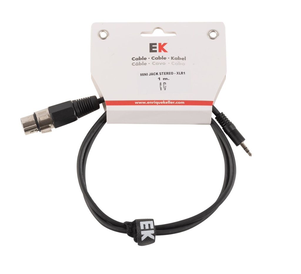 CABLE EK 1M MJSX MINI JACK-XLR H