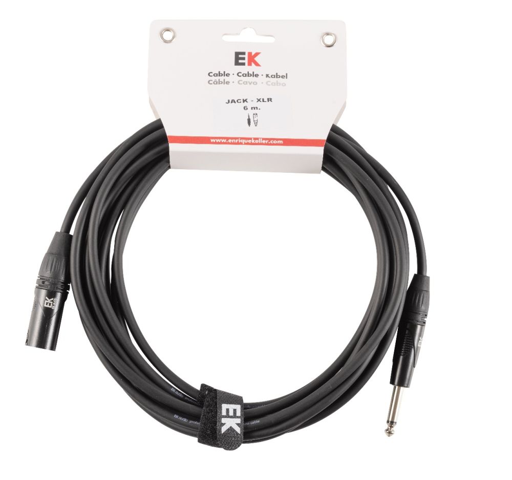 CABLE EK 6M JACK-XLR M PXJ0056