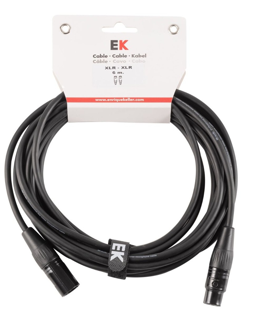 CABLE EK 6M NXX0016 NEUTRIK XLR M - XLR F