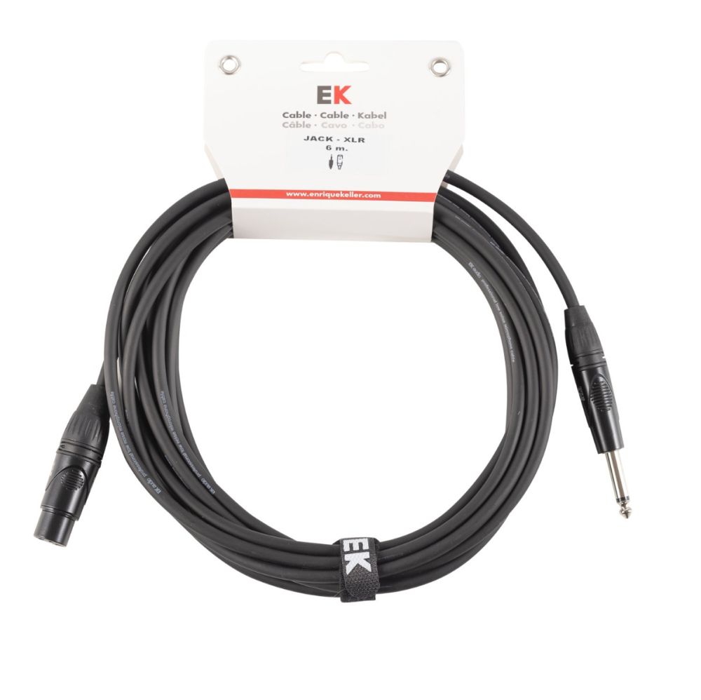 CABLE EK AUDIO PXJ0016 JACK - XLR H 6M