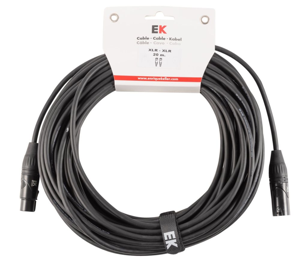 CABLE EK AUDIO XLR/XLR 20M PXX00120