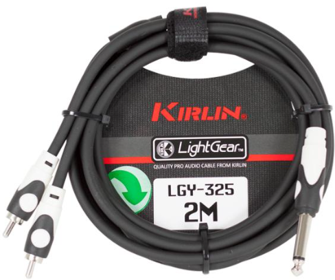 CABLE KIRLIN 2M LGY-325 JACK-2RCA