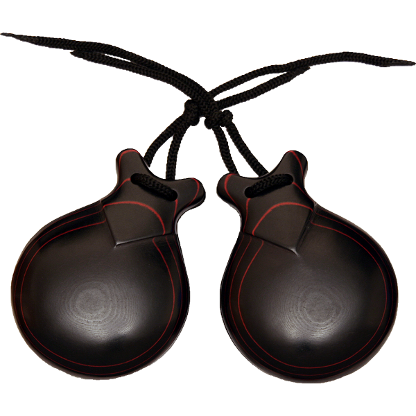 CASTAÑUELAS  FIBRA V ROJA Nº7