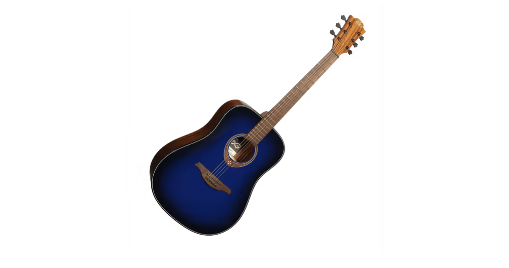 GUITARRA ACUSTICA LAG EDICION LIMITADA AZUL