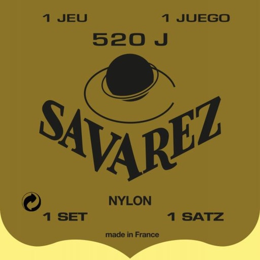 [CSRJ] JUEGO CUERDAS SAVAREZ 520-J CARTA AMARILLA