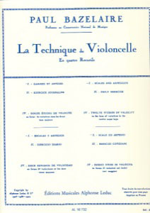 [9790046167324] LA TECHINIQUE DU VIOLONCELLE