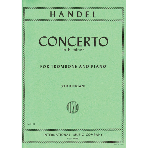 [IMC1184] HANDEL, GEORGE.F BROWN CONCERTO F MINOR