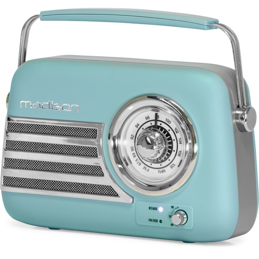 [10-5610MAD] RADIO RETRO AZUL MADISON IBIZA