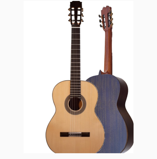 [MM4 BRILLO] GUITARRA CLASICA JOSE RINCON MM4 BRILLO TODA MACIZA CON FONDO CAOBA                                                                                                                                                                                                                                                             E RINCON MM4 BRILLO TODA MACIZA