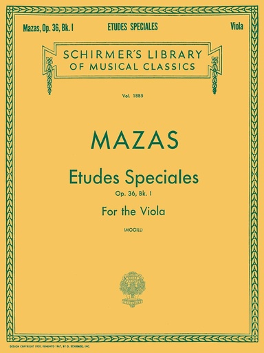 [IMC0218] 30 ETUDES SPECIALES OPUS 36 BOOK I FOR VIOLA