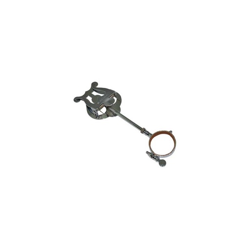 [8435040712309] ATRIL MARCHA OBOE LIRA ANCHA PLATEADO ARGOLLA ABIERTA