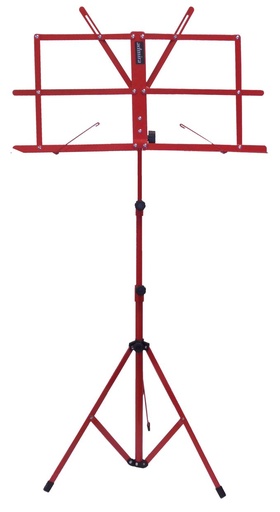 [MUS006RD] ATRIL PLEGABLE ADMIRA ROJO + FUNDA MUS006RD